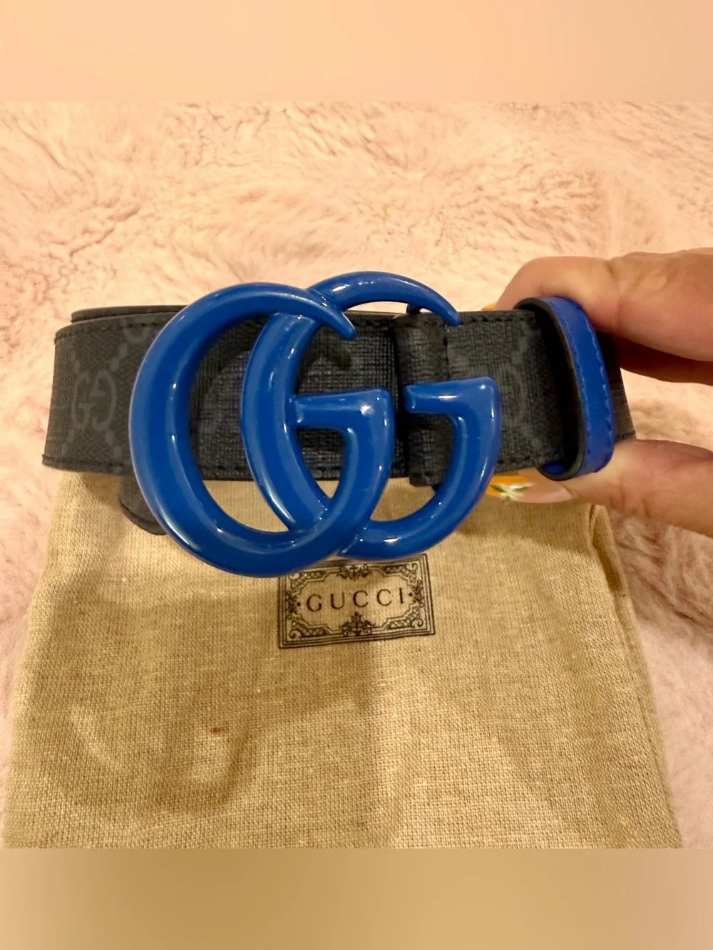 Gucci GG Supreme Monogram Belt